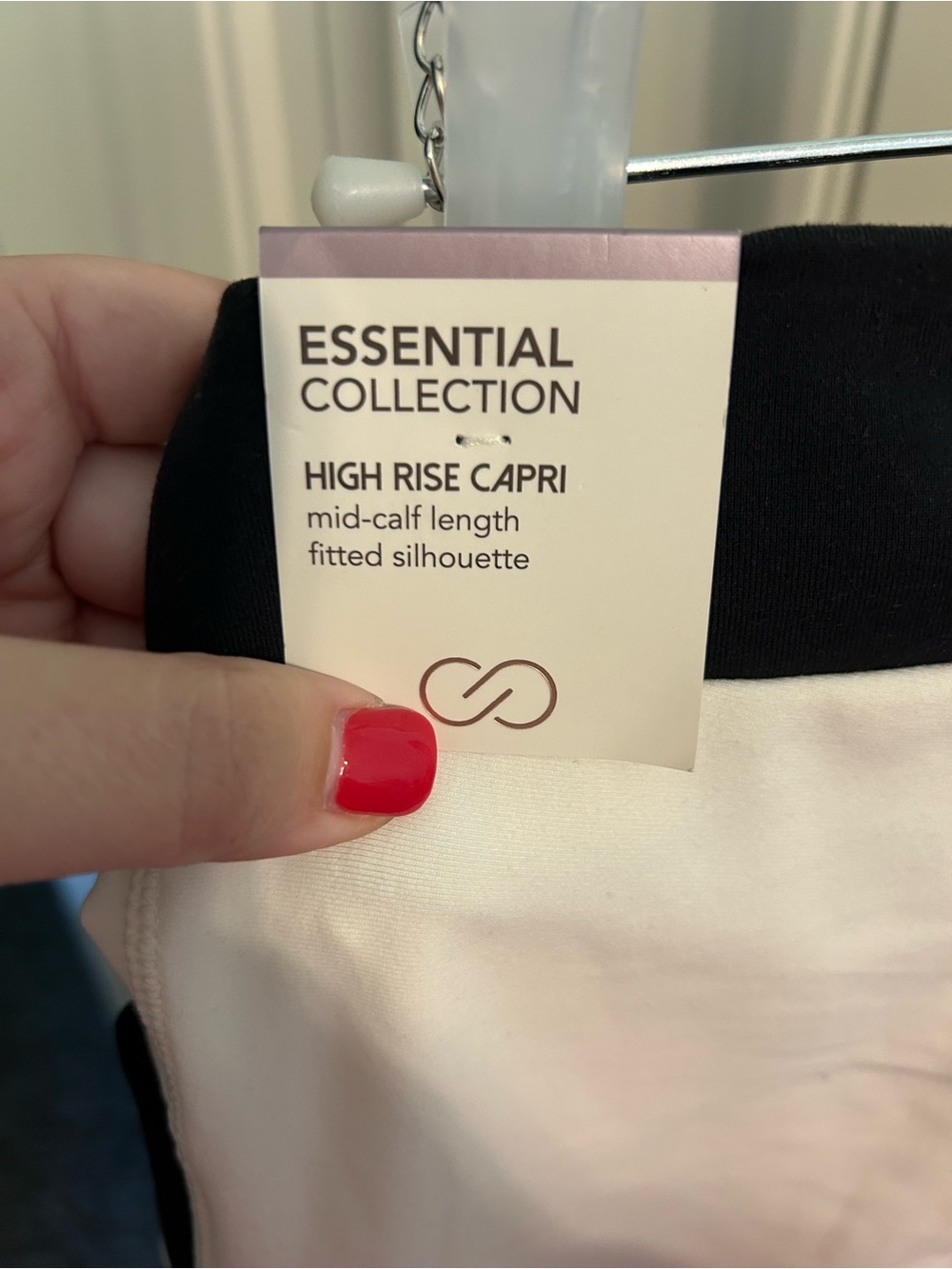 NWT Calia Black & White Cropped workout leggings - Picture 4 of 6